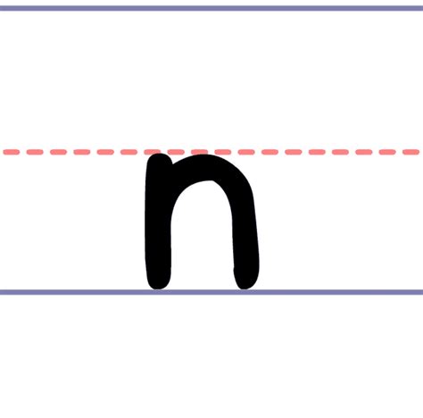 Cursive Letter N Lowercase