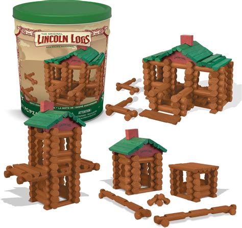 Caja de 100 años de Lincoln Logs