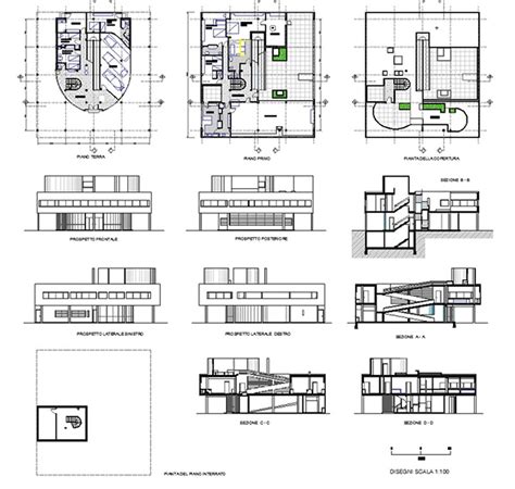 Villa-Savoye Basement | Villa savoye plan, Le corbusier architecture ...