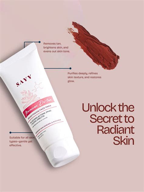SAYY Moroccan De-Tan Brightening Face Pack – Sayy