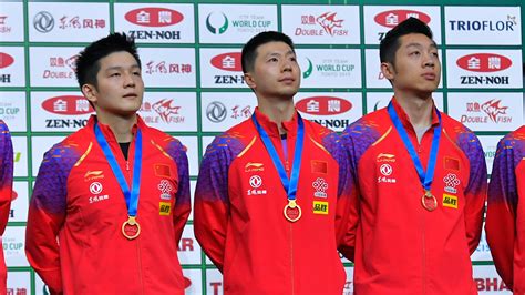Fan, Ma, Xu win men's team title at Chinese internal tournament