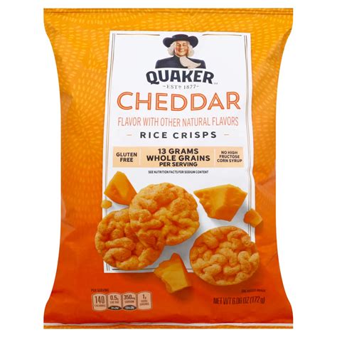 Quaker Cheddar Rice Crisps - Shop Rice Cakes at H-E-B