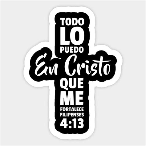Inspirational Spanish Faith Sticker