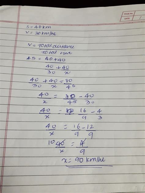 A train travels 40 km at a uniform speed of 30 km/h. It average speed ...