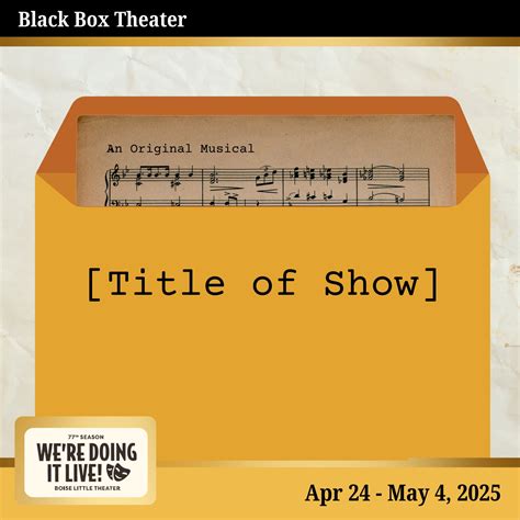Boise Little Theater | Local Auditions | Community Theater