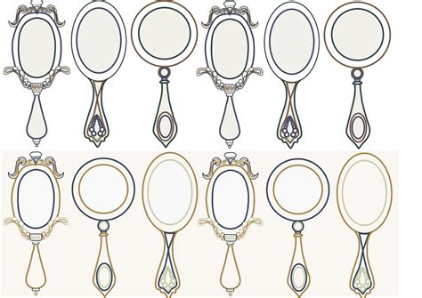 How To Draw A Vintage Mirror at Matthew Elmore blog