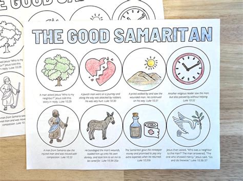 Good Samaritan Craft for Kids, Parables of Jesus, the Good Samaritan ...