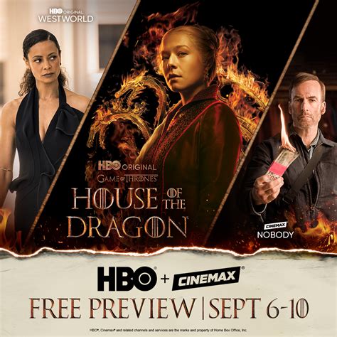 Free HBO & CINEMAX Preview 9/6/22-9/10/22 - MIDTEL