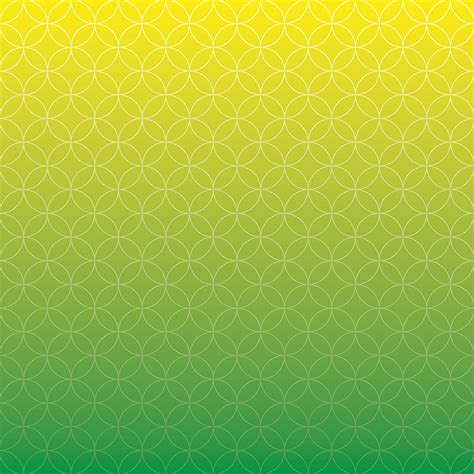 yellow and green gradient background with floral and circle motifs ...