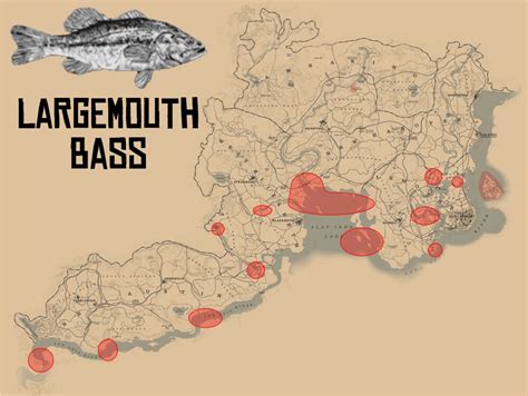 Red Dead Redemption 2 Fish Locations : r/reddeadredemption