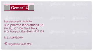 Gemer 2 Tablet: Uses, Side Effects, Price & Substitutes