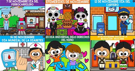 EFEMÉRIDES NOVIEMBRE 2023-2024 - Imagenes Educativas