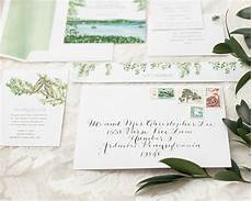 Lakeside Wedding Invitations by Illustrated Lakeside Wedding Invitations Lakeside Wedding Invitations