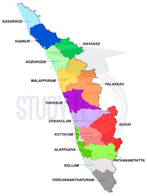 Districts of Kerala: Complete List, Map and Administrative Overview