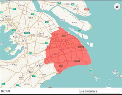 上海外省市牌照限行规定(附区域图片) - 上海慢慢看