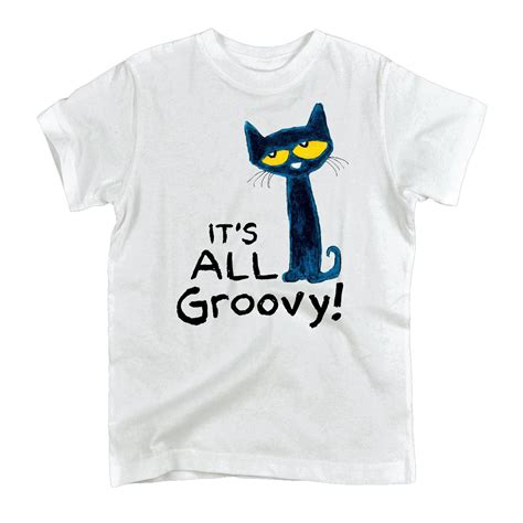 Pete the Cat boys Short Sleeve in 2025 | Pete the cat, Groovy tees, Shirts