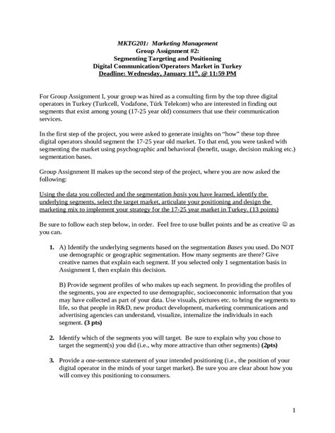 Marketing Strategy Assignment Examples 的图像结果