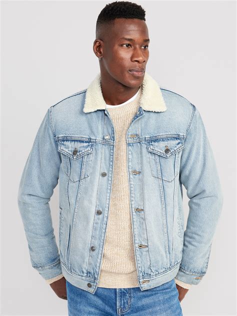 Sherpa-Lined Jean Jacket | Old Navy