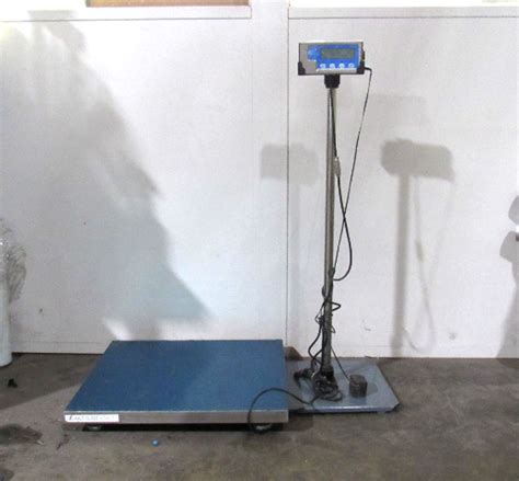 Brecknell PS500-22S Series PS500 Floor Scale, 500 Pound/ 250kg Capacity ...