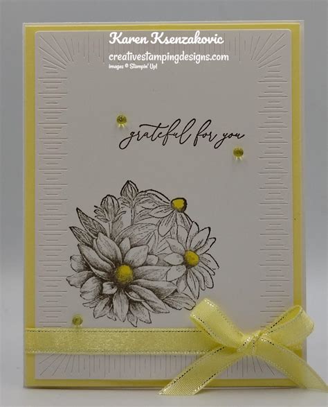 Stampin’ Up! Inspirational Sketches Daisies | Creative Stamping Designs