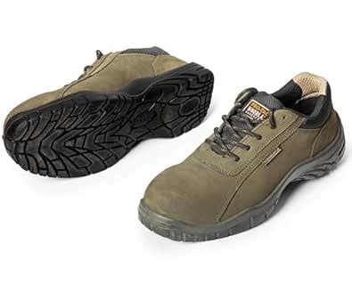 Woodland Boulder Nubuck Leather Safety Shoes for Men | Oil Resistant ...