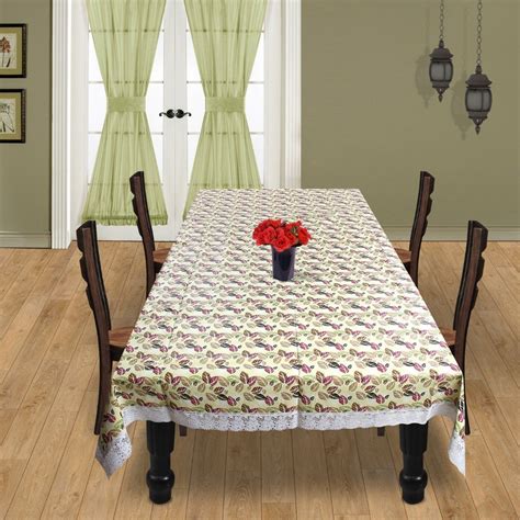 Buy Casa Furnishing 6 Seater Pvc Table Cover; Printed Floral; 60X90 ...