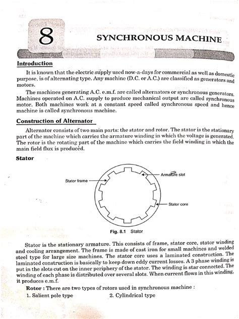 Image result for Principles Synchronous Machine