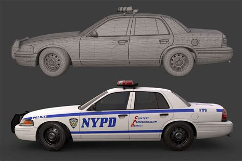 New York NYPD Police Car - 3D Model by Kanistra Studio