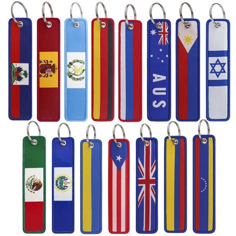 Country Flag Keyring