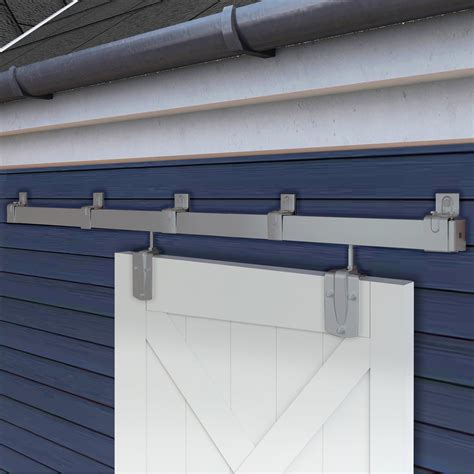 Snapklik.com : BARNSMITH 8FT Exterior Barn Door Hardware, Sliding Barn ...
