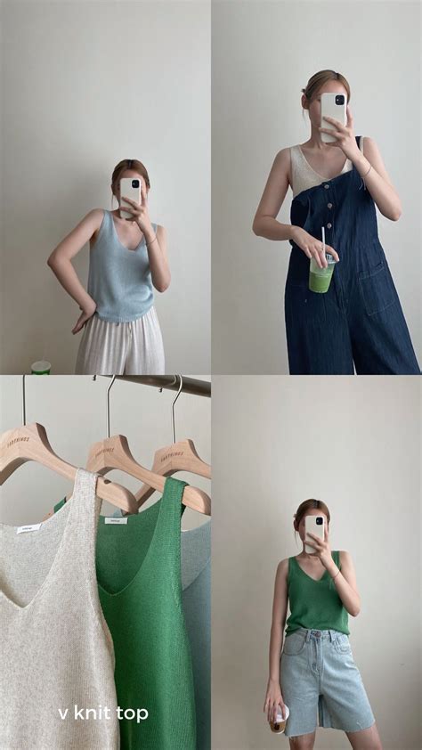 fadthings - v knit top 3 colors | LINE SHOPPING