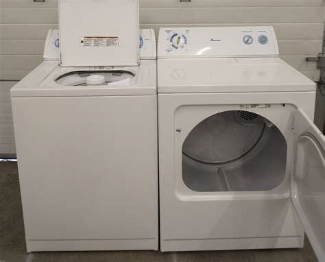 Order Your Used Set Amana - Washer Ntw4600vq1 And Dryer Yned4500vq0 Today!