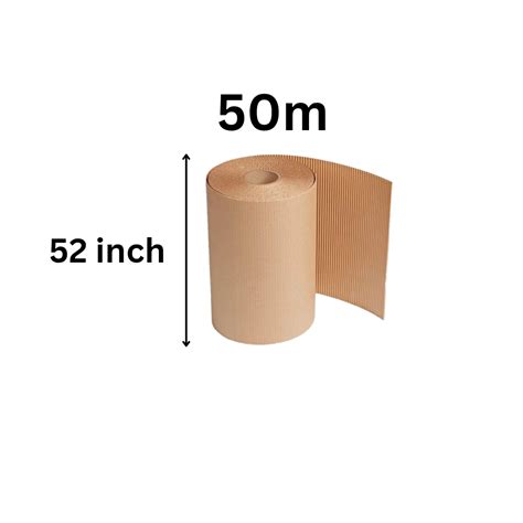Buy 52 inch x 50m 2Ply Corrguate Paper Online | Packbox