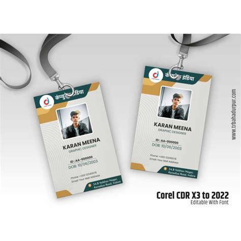 Employee Card Design 的图像结果