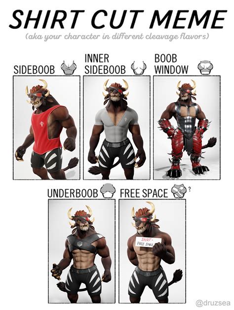 Shirt Cut Meme — Weasyl