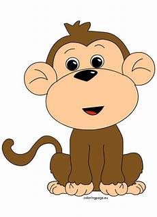 Monkey Clipart by Monkey Clipart Coloring Page Monkey Clipart