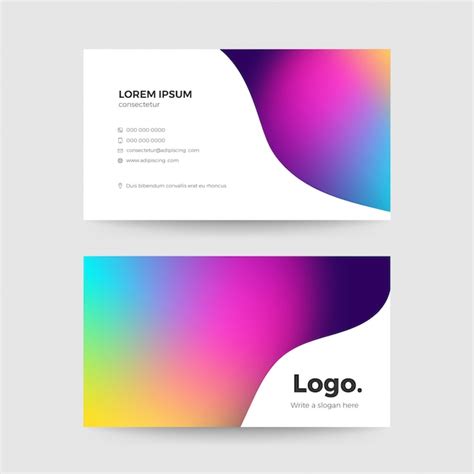 Business card template | Premium Vector