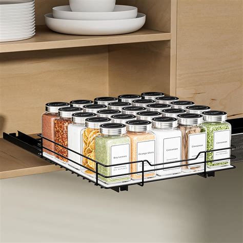Amazon.com: BOIVSHI Pull Out Spice Rack, Slide Out Spice Rack for ...