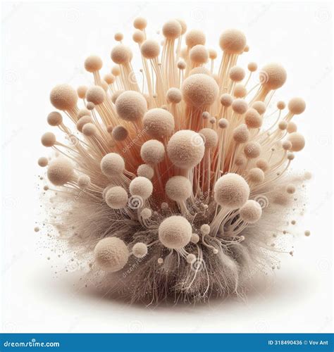 Mold Spores these Dust Particles are Actually Mold Spores, Smll Stock Illustration ...