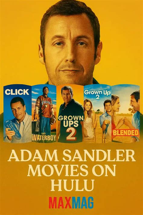 22 Adam Sandler Movies on Hulu Showcasing His Style