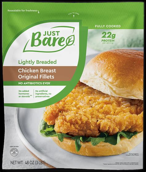 Lightly Breaded Chicken Breast Original Fillets (3lbs) Just, 43% OFF