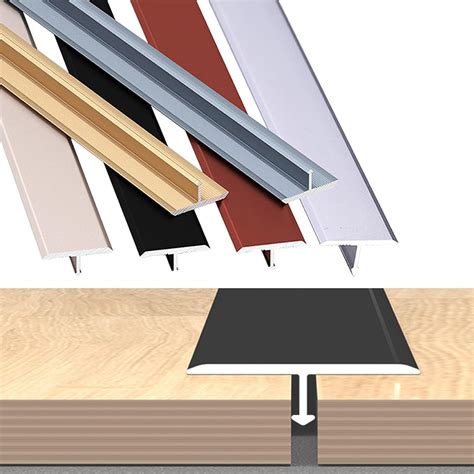 Amazon.co.jp: T-Molding Threshold Reducer, Aluminum Transition Strip ...