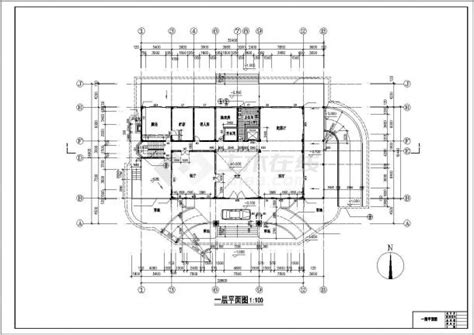 首层面积500平方米3层别墅设计全套建筑图_别墅建筑_土木在线