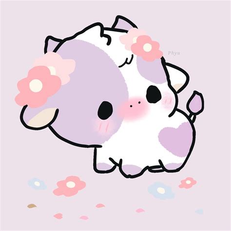 Kawaii Cute Cow Drawing - Drawing Tips Guide