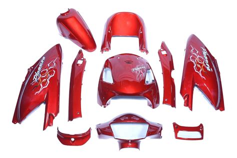 Divine Impex Hero Pleasure Old Model Full Body Kit Red Scooty : Amazon ...