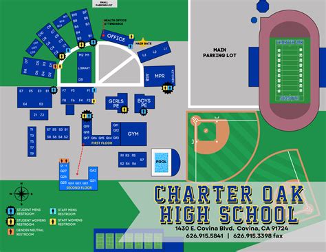 Campus Map – Our School – Charter Oak High School