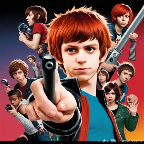 Scott Pilgrim vs the World Summary | Stable Diffusion Online