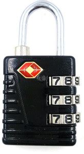 CJSJ TSA Black Luggage Lock (Color May Vary) 3D TSA Price in India ...