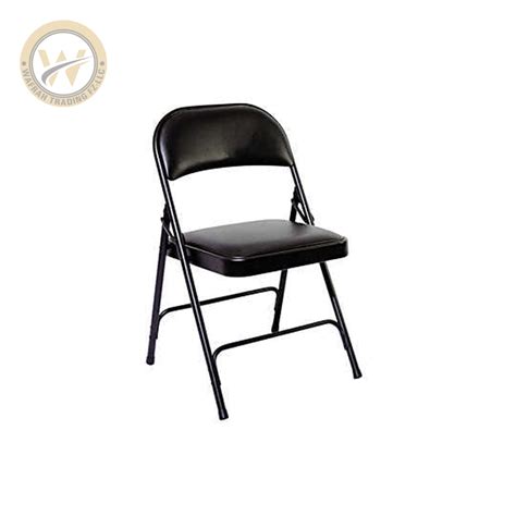 Folding Chair PVC Padded – wafrahtrade.com