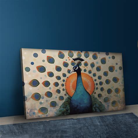 Beautiful Peacock Canvas Wall Art | Animal Canvas Wall Art Painting ...